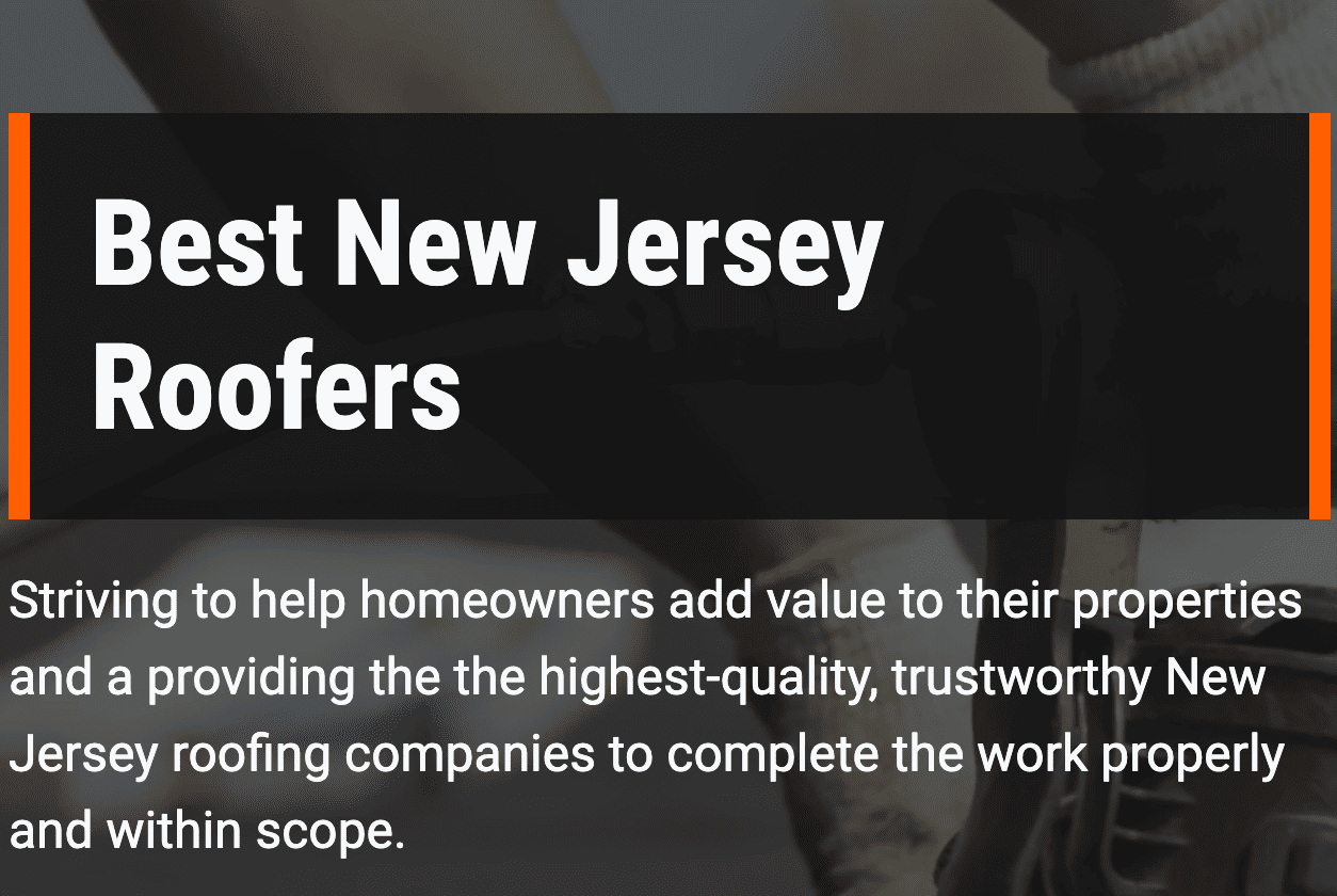 The BEST New Jersey Roofers [Updated November 2024]